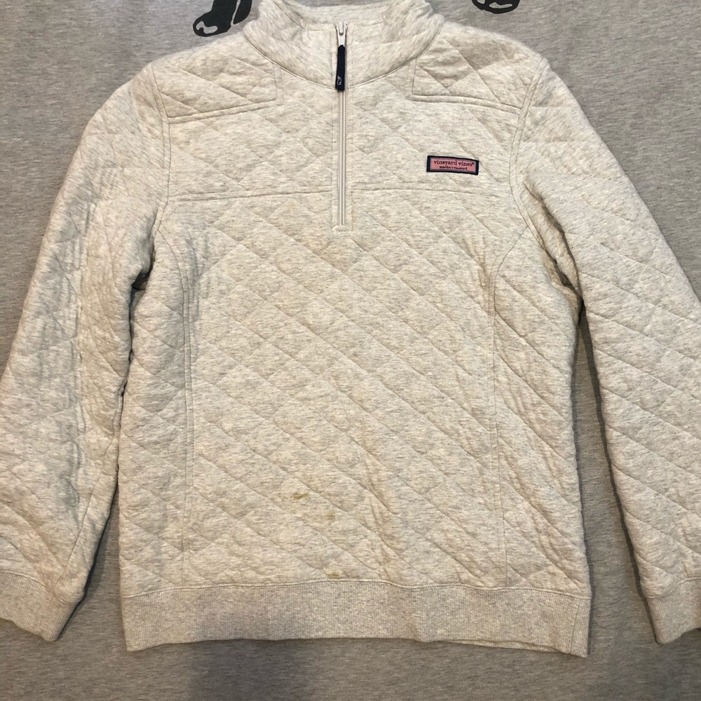 Gray Shep Shirt , diamond stitching